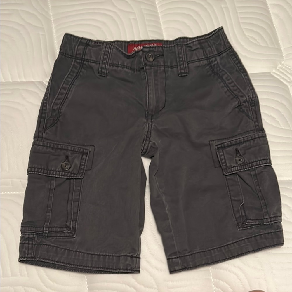 Boys (8) Gray Cargo Shorts the original Jean Co.